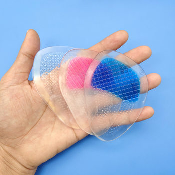 pu Forefoot Pad Non-slip Transparent Silicone Front Half Pad High Heels Soft Shock Absorbing Massage Foot Soles Forefoot Pad