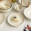 Cream Style Tableware Set Bowls and Plates Household Simple High-End Modern Chinese Dishware Set Ceramic Rice Bowl Soup Noodle Bowl