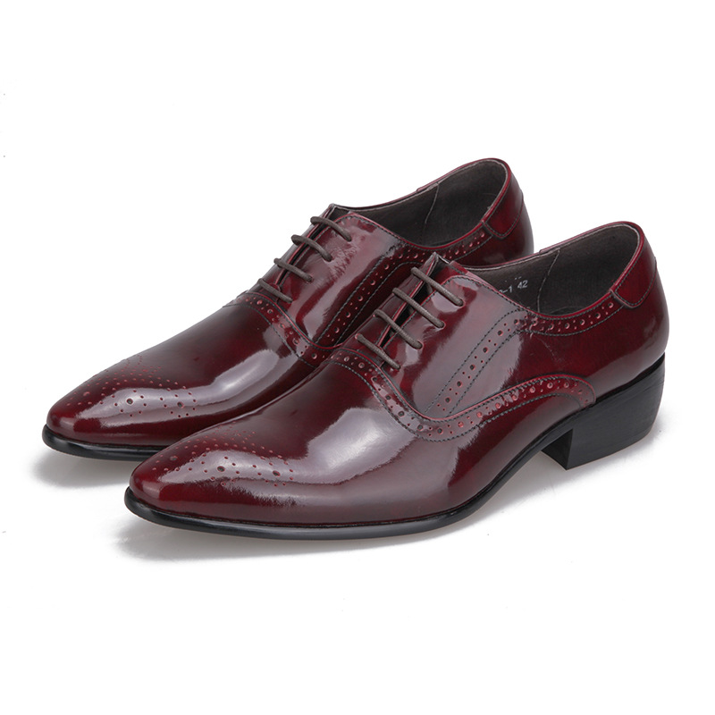 Chỉ Size 38 Sale Sốc: Giày Da Nam Shdde Mũi Nhọn Họa Tiết Hoa Giày Dép Nam Chất Liệu G06 Sản Phẩm Mới, (Miễn Phí Vận Chuyển Toàn Quốc).