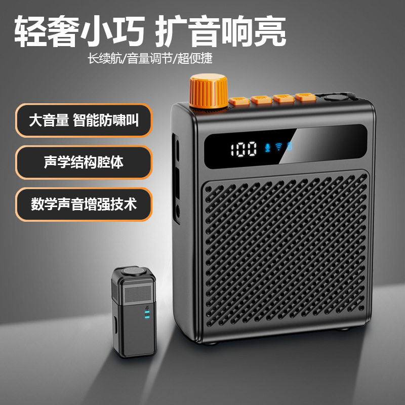 Little Bee Wireless Portable Amplifier Super Loud Speaker Amplifier Anti-Howling Lavalier Amplifier