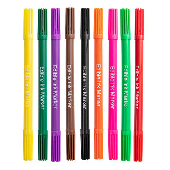 Pigment pen baking Hook pen filling edible pigment cake macaron icing biscuit fondant cartoon steamed bread