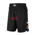 Nuggets Black 20 City Ball Pants Hot Pressing