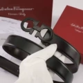 Plain black buckle