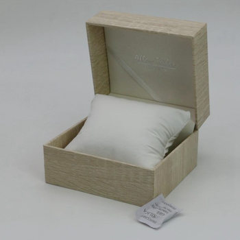 Imitation Leather Wood Grain Classy Watch Box Couple Watch Box Display Storage Packaging Box Jewelry Pair Watch Box Printed Logo