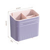 Household Chopsticks Holder Wall-mounted Chopsticks Basket Kitchen Chopsticks Cage Storage Rack Tableware Drain Square Square Chopsticks Rack