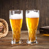 2025 New Beer Mug, Accessible Luxury, High-End Creative Glass, Household High-Value Craft Beer Mug, Large Capacity