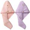 Double-Layer Thickeneded Hair Drying Cap for Women, Thickeneded Strong Water-Absorbent Quick-Drying Turban, Hair Scrubbing Towel, New Hair Drying Towel, Shower Cap