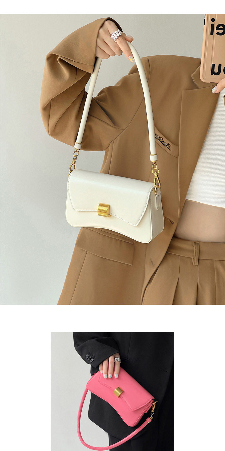 Baguette Bag New Simple Casual Solid Color Underarm Women's Bag Urban Style All-match Crossbody Women's Bag 1 undefined