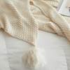 New Nordic Style Tassel Knitted Blanket Office Air Conditioning Nap Blanket Wool Blanket Sofa Leisure Blanket Throw Blanket