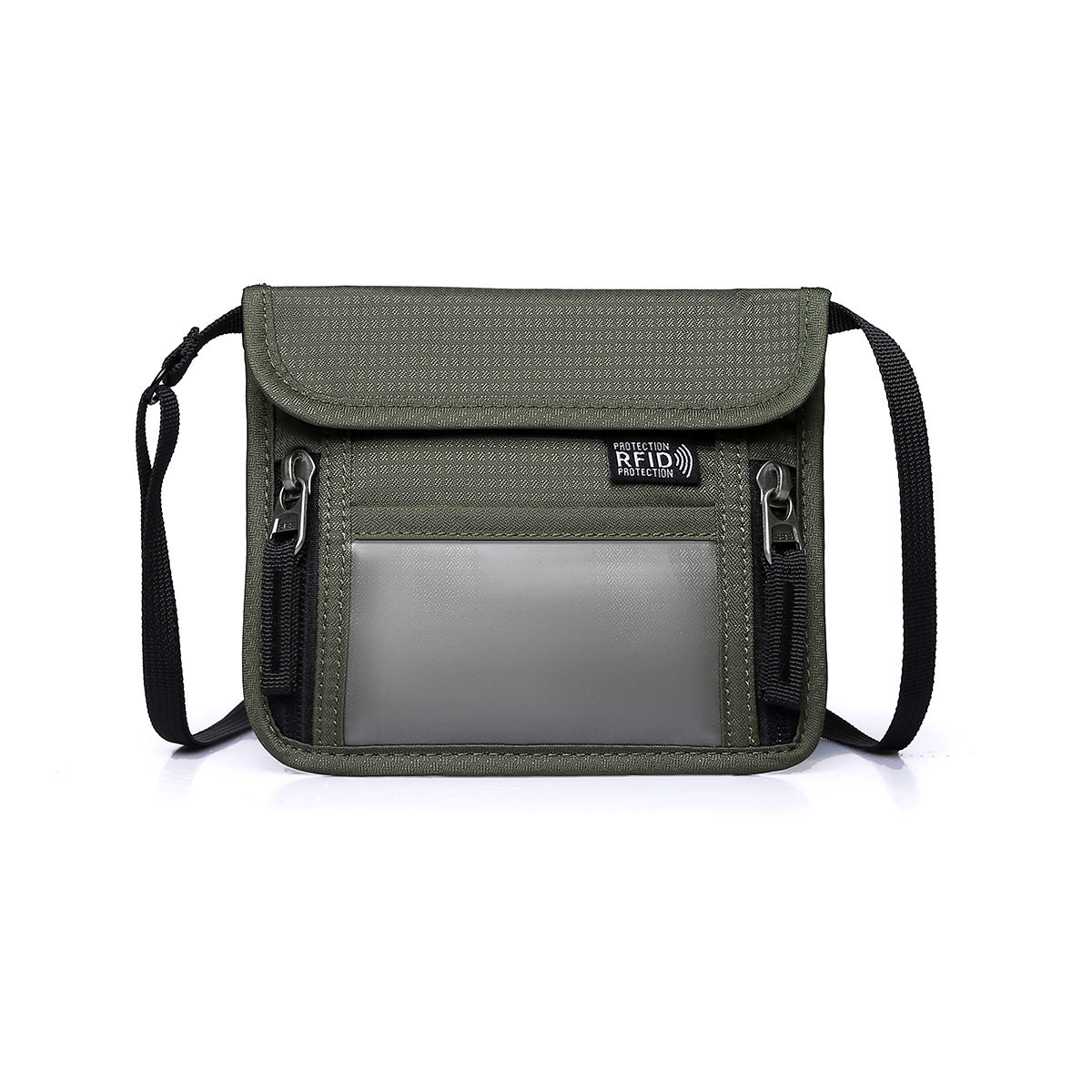 Amazon close-fitting anti-theft brush ID bag Pasher bag Travel Hanging Bag Small Card Bag Multi-functional Hanging Bag logo