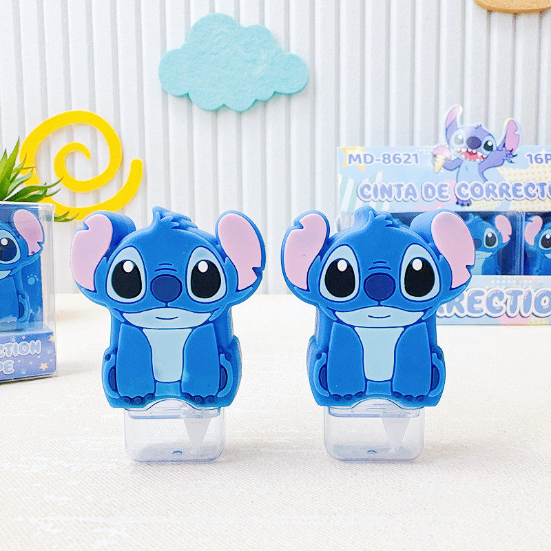 Cute Cartoon Stiller Correction Tape Creative Modeling Blue Rabbit Rabbit Ornaments Correction Tape Correction of Mispronounced Characters with Foreign Trade