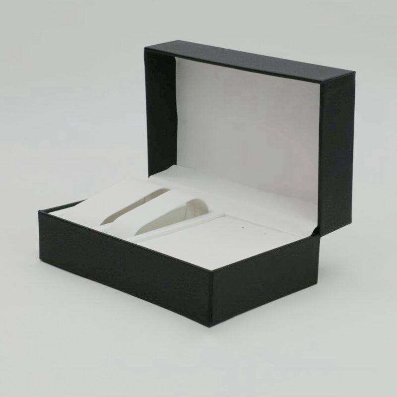 Watch Box Storage Flip Cover Pebbled Pu Leather Watch Box Gift Box Single High-End Watch Box Five-Piece Set Packaging