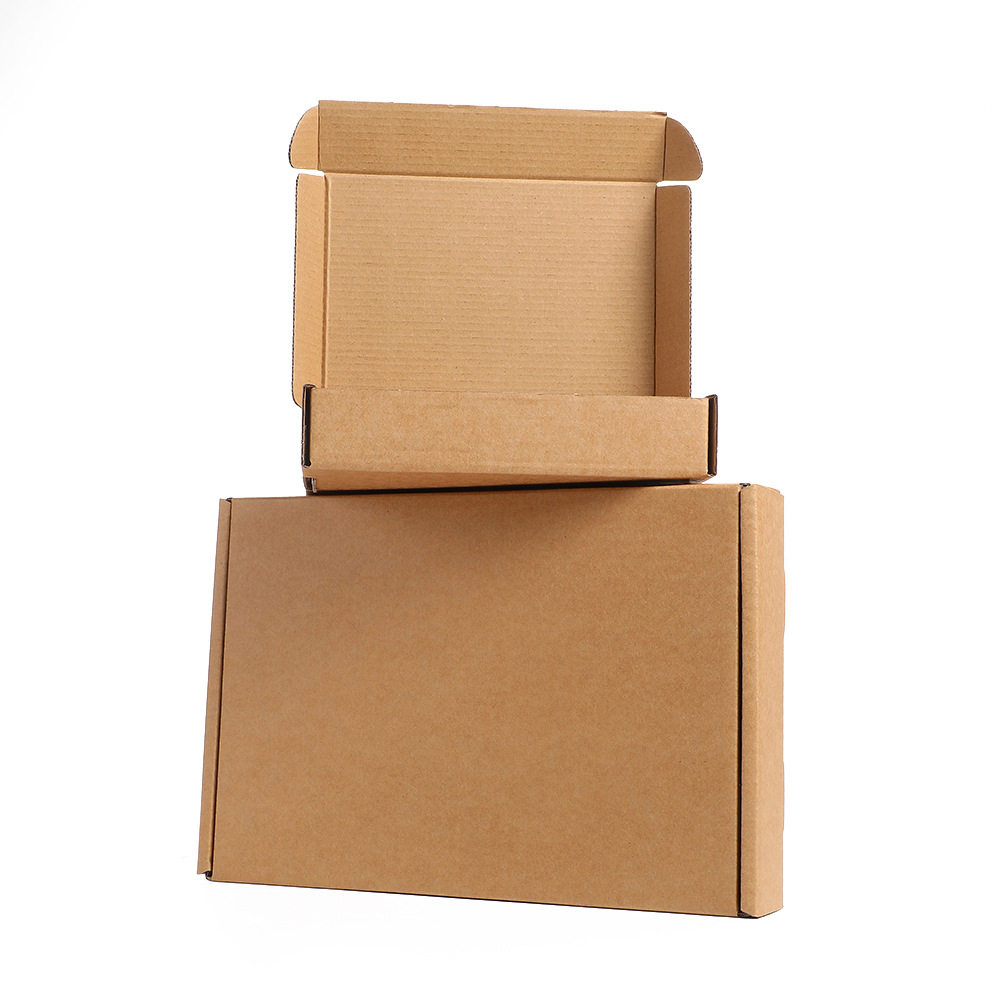 Three-Layer Extra-Hard Airplane Box, Foldable Cardboard Box, Anti-Pressure, Thickened Kraft Paper Airplane Box, Clothing Express Packaging Airplane Box