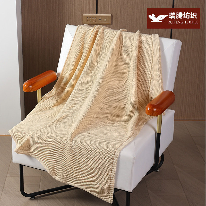 Explosions warm color knitted stroller cover blanket hold quilt children nap soft small blanket sofa blanket factory wholesale