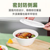 Disposable Lunch Box Paper Bowl Sugar Cane Pulp Biodegradable Thickeneded Tableware Bowl Burger Pulp Box Fruit Disc Salad Bowl