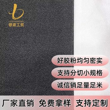 Waterjet Fabric 100D Clothing Accessory Fabric Lining with Woven Lining, Fusible Lining, Thick Lining, Iron-On, Thick Winter Clothing