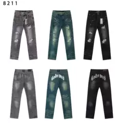 New Foreign Trade Wholesale American High Street Fashion Brand Pug0D Vintage Denim Shorts Workwear Camouflage Classic Style