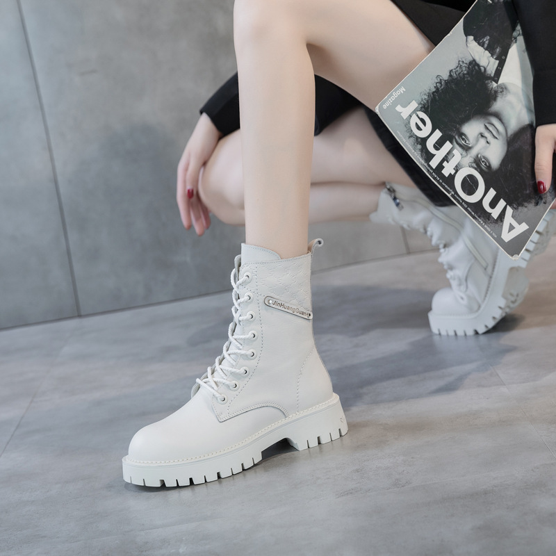 (Mới) Mã K2990 Giá 2580K: Boot Cổ Thấp Nữ Wetdi Hàng Mùa Xuân Thu Đông Đế Cao Giày Dép Nữ Chất Liệu Da Bò G06 Sản Phẩm Mới, (Miễn Phí Vận Chuyển Toàn Quốc).