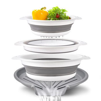 Manufacturer's Ready-Made Foldableable Drain Basket, Foldableable Filter, Food Filter with Drain Base