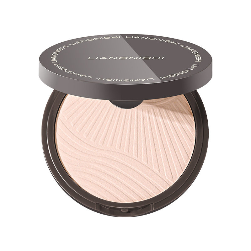 Liangnisi High-Definition Makeup Powder Powder, Fine Matte Makeup, Oil-Control Concealer, Non-Stuck Powder, Waterproof Honey Powder Powder
