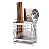 304 Stainless Steel Chopstick Holder Multifunctional Chopstick Cage Kitchen Wall-Mounted Chopstick Storage Rack No-Drill Shelf