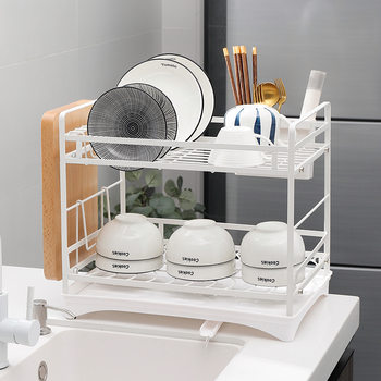25-Year-Old New Kitchen Rack Multi-Layer Storage Plate Rack Desktop Drain Bowl Rack Removable for Dishes and Chopsticks