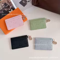 New Fashion Card Holder Card Case Women's Bag Light Luxury Multi-Slot Trendy Couple Style Embossed Coin Wallet Id Cross-Border Wholesale
