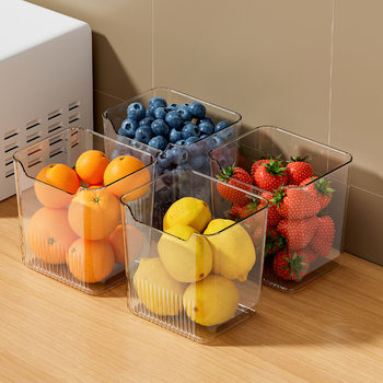 Refrigerator Side Door Storage Box Fruit and Vegetable Storage Box Kitchen Ginger and Garlic Storage Box Sundries Storage Box