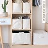 Clothes Finishing Wardrobe Storage Bag Clothes Storage Basket Canvas Finishing Fabric Storage Bag Making Storage Items