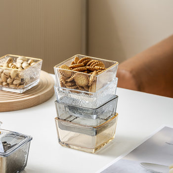 Glass Small Bowl Snack Dish for Home Beauty Salon KTV Snack Dessert Bowl Ice Cream Bowl Small Bowl Breakfast Dish