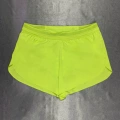 Blue three-quarter pants [punched style]
