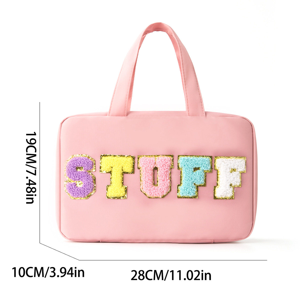 Cross-border Large Capacity Cosmetic Bag 40% Fold Dry and Wet Separable Portable Hanging Toiletries Storage Cosmetic Bag