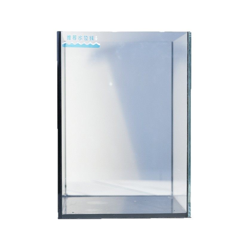 Taopet Ultra-White Glass Desktop Fish Tank Ecological Landscaping Tank Small Mini Ornamental Betta Aquarium Square Tank Bare Tank