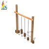 Ecological Leisure and Sightseeing Agriculture Children's Entertainment Facilities Locust Wood Swing Solid Wood Multi-Person Swing Manufacturer