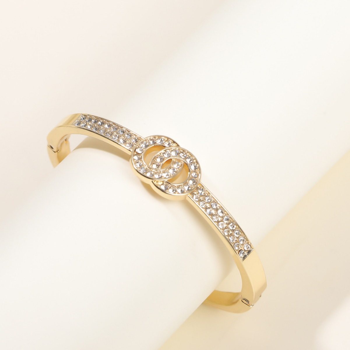 新款饰品时尚双环手链欧美新款小清新女式手镯首饰手链厂家直销