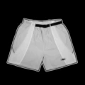 Gray and white shorts