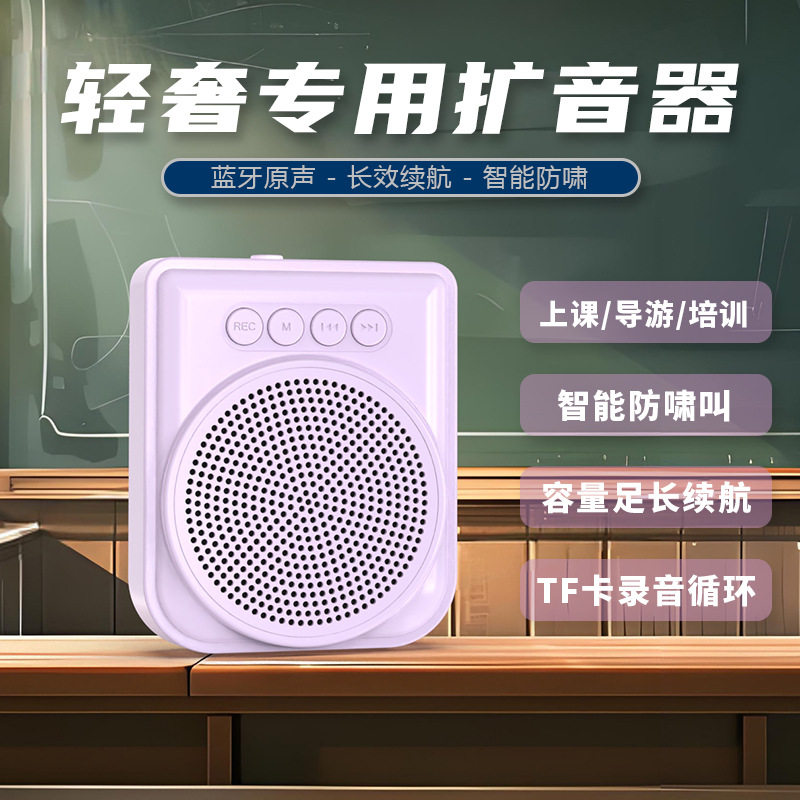 Little Bee Loudspeaker, High Volume, Anti-Howling Microphone, Dedicated for Class, Ultra-Long Battery Life, Dedicated for Bluetooth