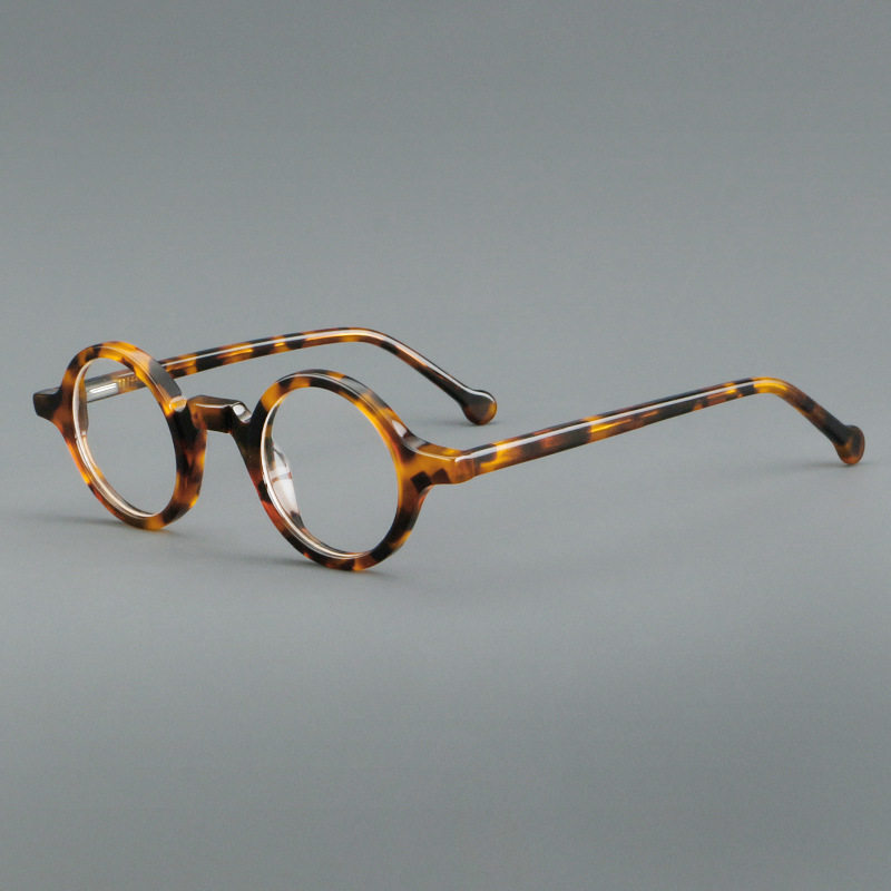 Frame wood grain factory direct plate glasses retro frame 5802 spring leg Danyang spot wholesale with myopia