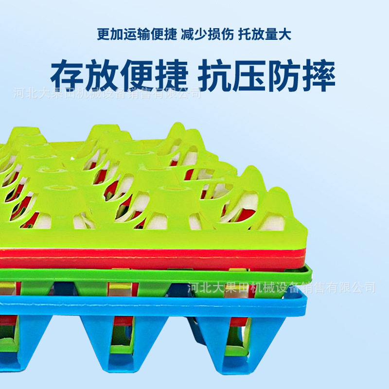 Plastic Thickeneded Egg Trays Are Stable and Not Easy to Deform, Anti-Fall and Anti-Breakage, Easy to Transport
