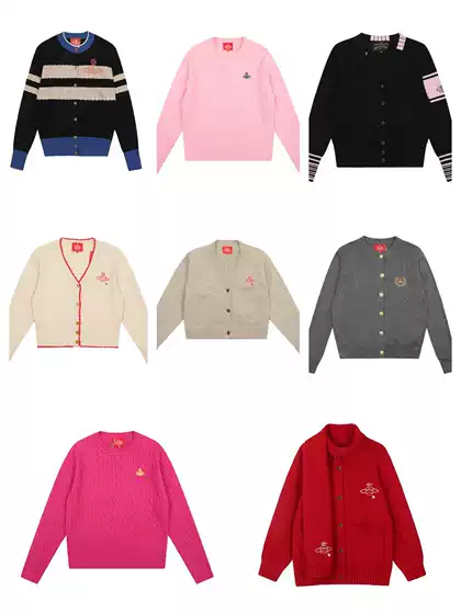 25Ss Weiwei Spring New Saturn Embroidered Sweater with Ruffled Collar Korean Style Slim Fit Knitwear Collection