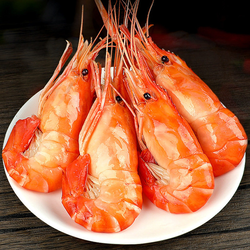 Fresh Cooked Frozen Langostino Shrimp, Quick-Frozen Freshwater Prawns, Cooked Frozen Large-Headed Prawns, Frozen Langostino Prawns, Whole Box Commercial Wholesale