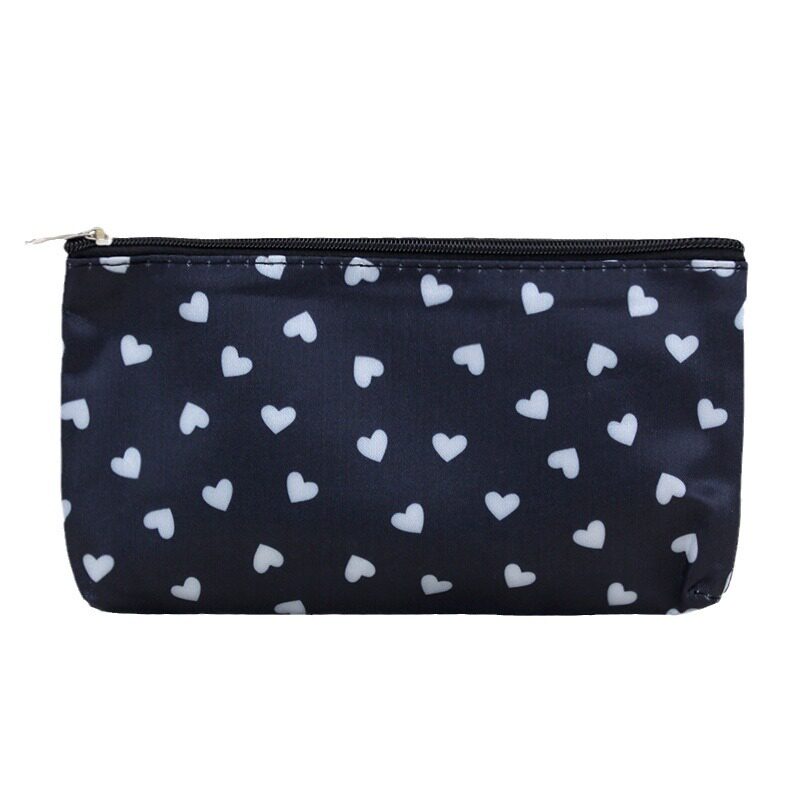 B100 Yiwu Cosmetic Bag Casual Horizontal Square Storage Bag Letter Jacquard Hand Wash Bag