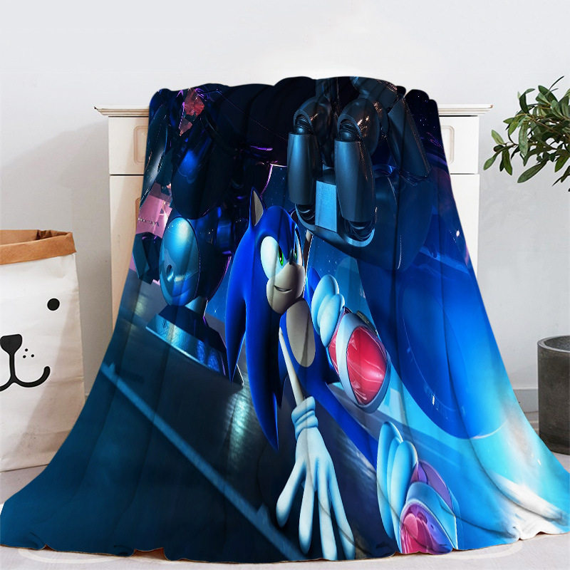 Cross-border supersonic mouse SONIC SONIC Anime blanket SONIC blanket children's blanket air conditioning quilt