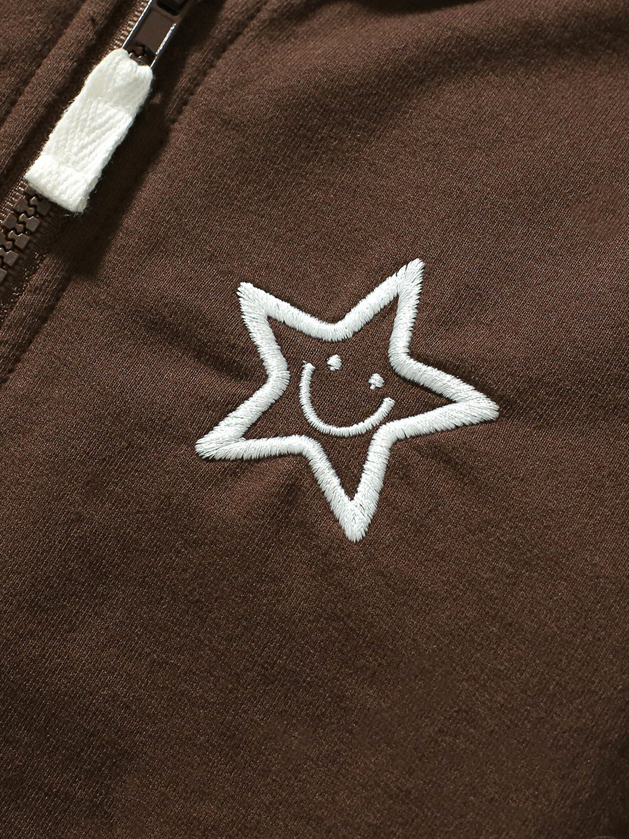 New Kids' Embroidered Set, Autumn Cute Long-Sleeve Outfit