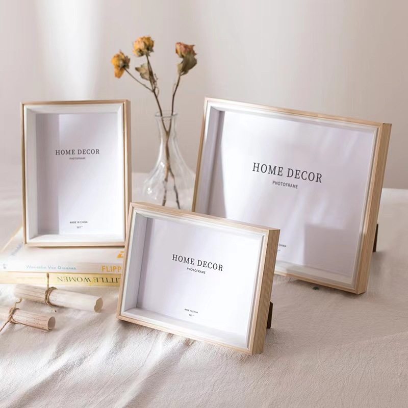 7 inch Nordic wooden table simple 6 inch 8 inch 10 inch A4 table photo framed children's photo studio photo frame wholesale