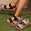 Foreign Trade Large Size Lightweight and Comfortable Soft-Soled Sports Sandals for Women Casual Outer Wear Wear-Resistant Non-Slip Flat Sandals Wholesale