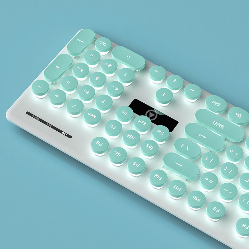 New Silver Eagle V8 Punk Mechanical Feel Keyboard and Mouse Set with Lighting Gaming Computer Accessories Wholesale and Dropshipping