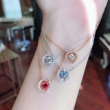 Ожерелье с бьющимся сердцем, женское легкое, роскошное, высокого класса, элегантная цепочка с подвеской, новый стиль, подарок на день святого Валентина для подруги