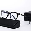 New Fashion Trendy Plain Glasses for Men, Retro Large Frame Glasses for Women, Plain Face, Anti-Blue Light, Photochromic Optical Glasses