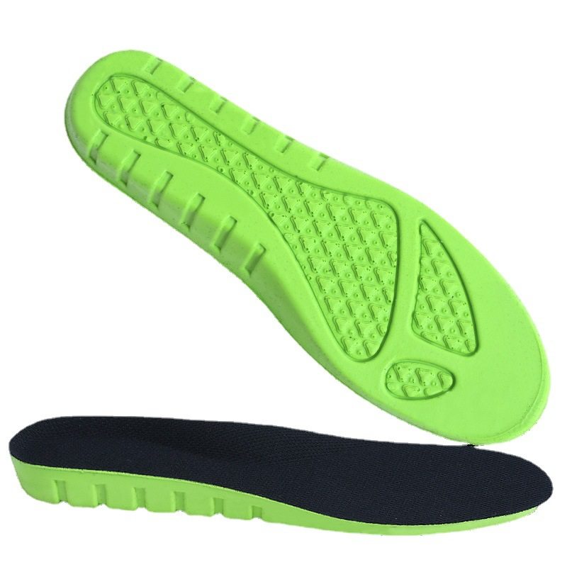 Pull-Back Latex Sports Insoles with Poop-Stomping Feel, One-Piece Distribution and Delivery, Shock-Absorbing, Sweat-Absorbent, Deodorant and Thickened Insoles for Men and Women